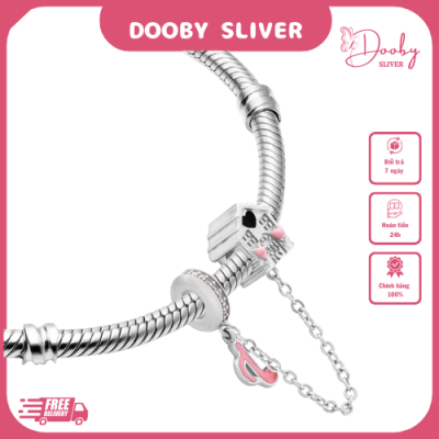hạt charm bạc