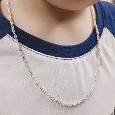 Vòng Cổ Bạc Cho Bé Trai